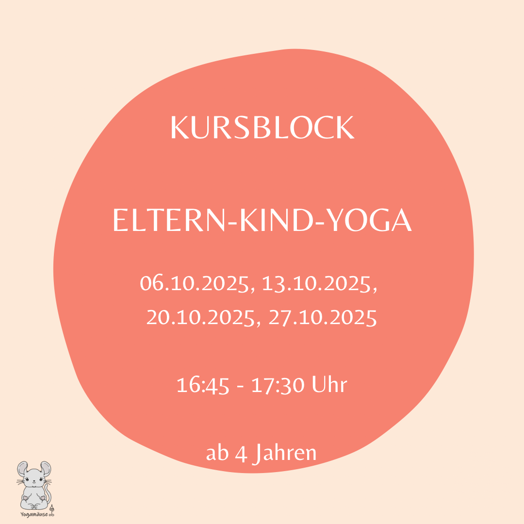 Kursblock Eltern-Kind-Yoga ♥ (1 Erwachsener + 2 Kinder)