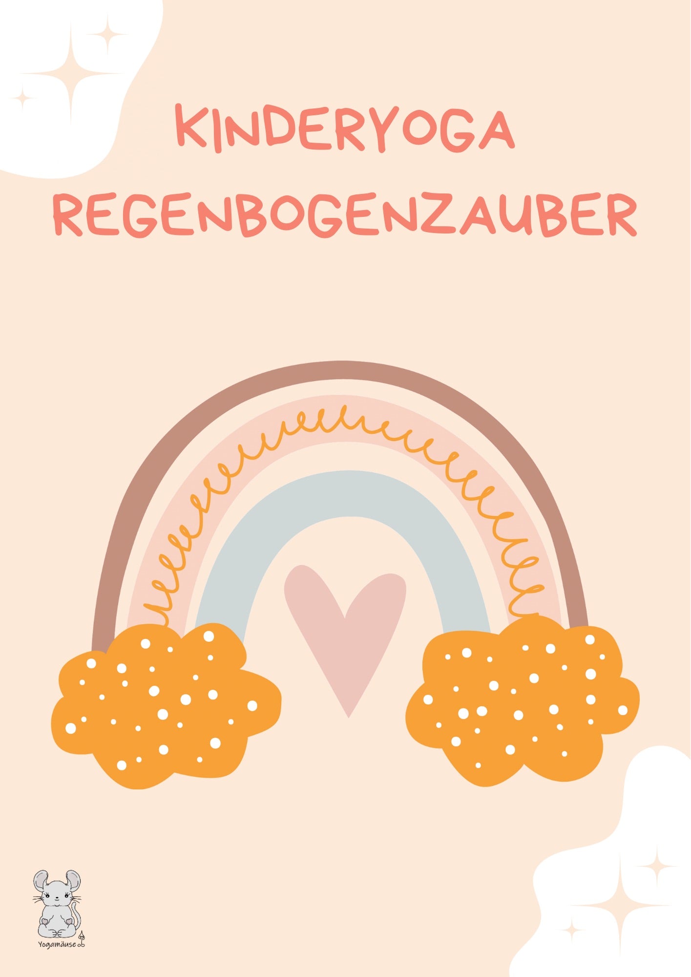 Stundenbild Regenbogenzauber - digital ♥