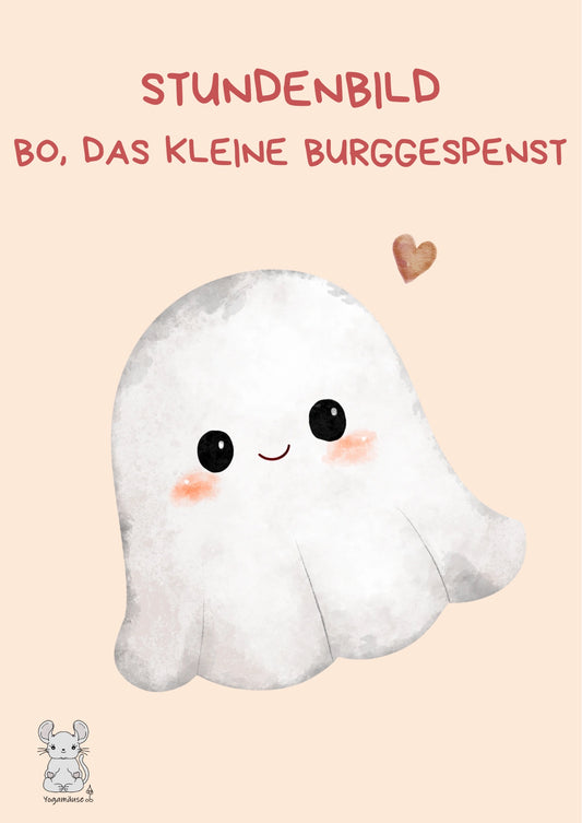 Stundenbild Bo, das kleine Burggespenst - digital ♥