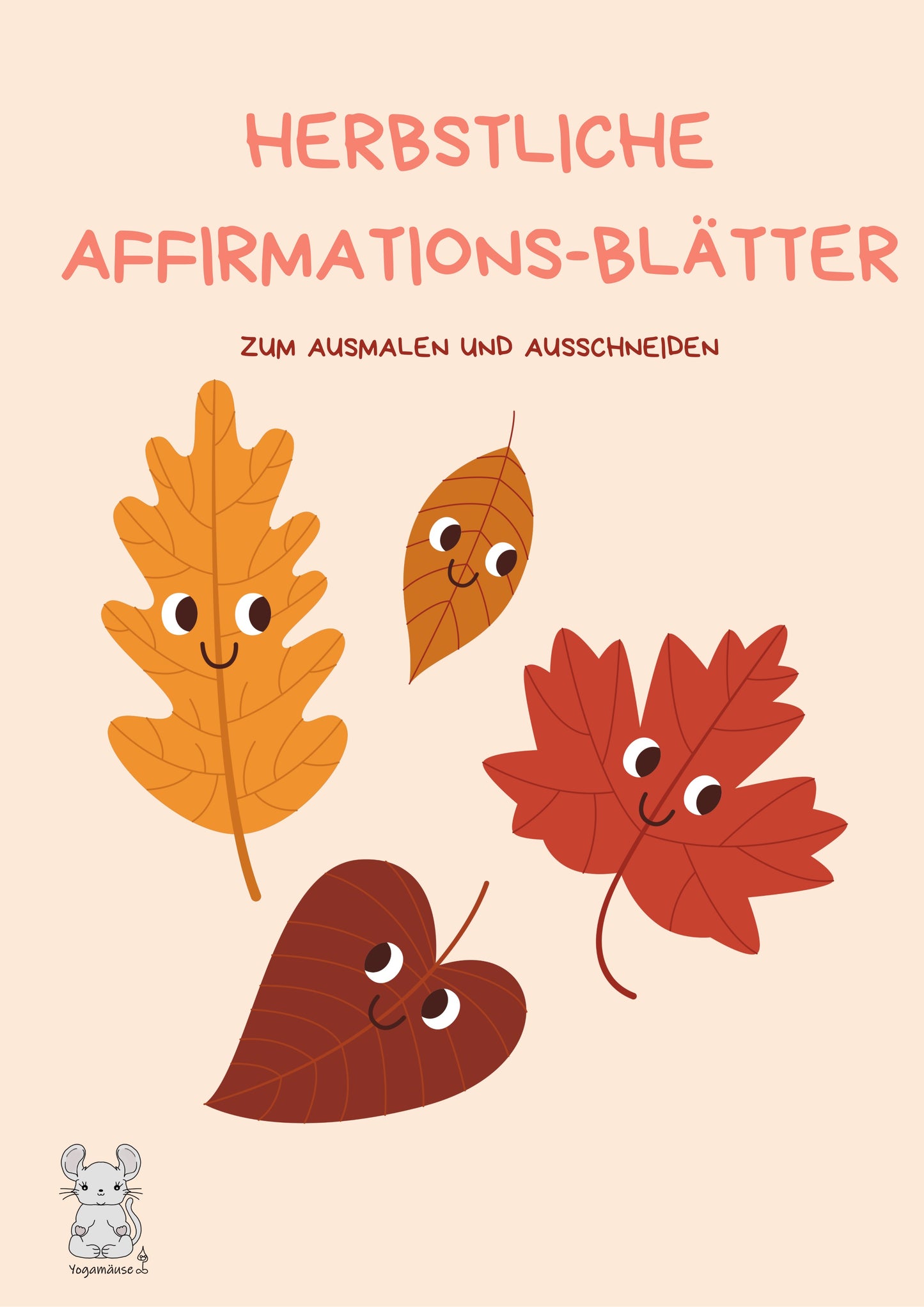 Affirmationsblätter Herbst - digital