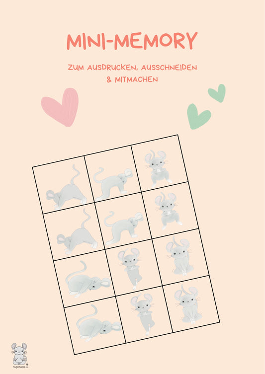 Mini-Memory - digital ♥