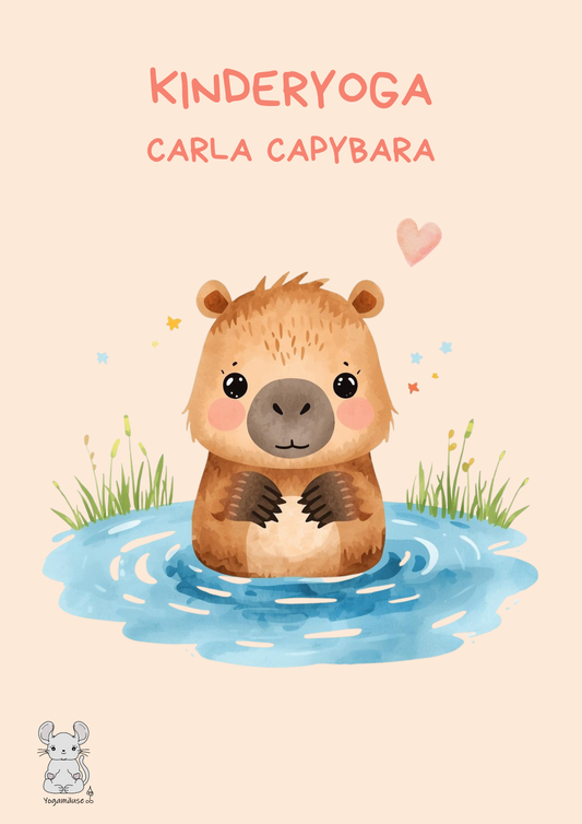 Stundenbild Carla Capybara - digital ♥