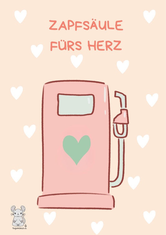 Zapfsäule fürs Herz - digital ♥